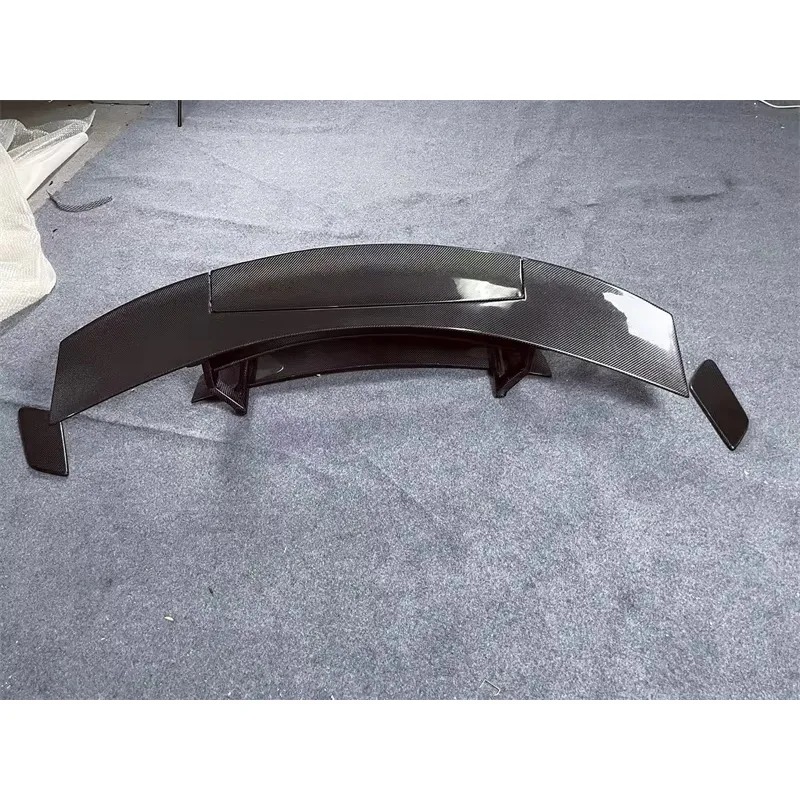 For  GT GTS GTR GTC GT Upgrade BS Style Carbon Fiber Rear Spoiler (with LED) Body Kit Rear Diffuser Front Bumper Edge